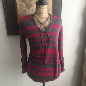 Motherhood Maternity hooded pullover sweater